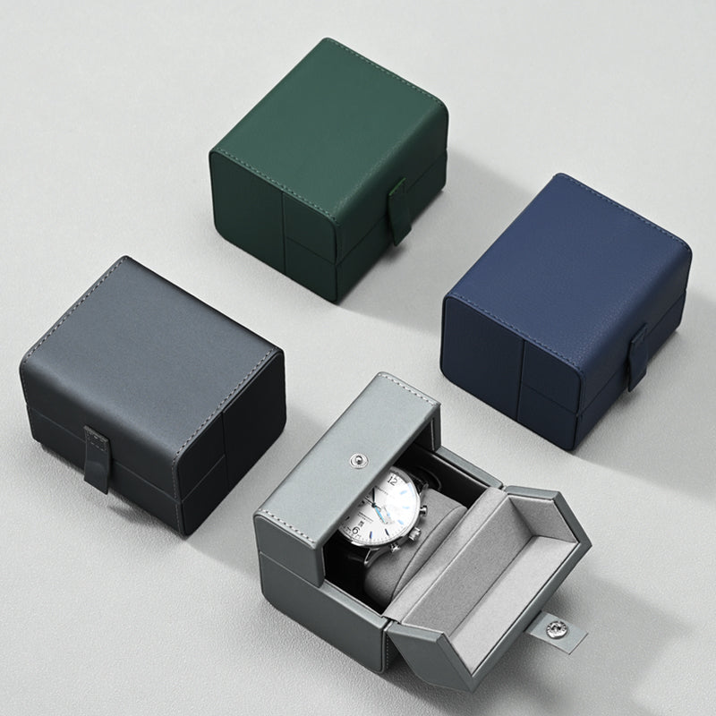 PU Leather Watch Storage Box Travel Single Watch Case Watch Box H194(副本)