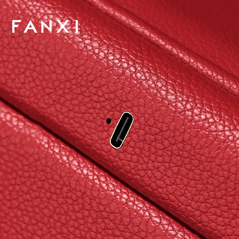 Fanxi Sanjin Jewelry Box, Rechargeable and Illuminated Engagement Gift Box X05803
