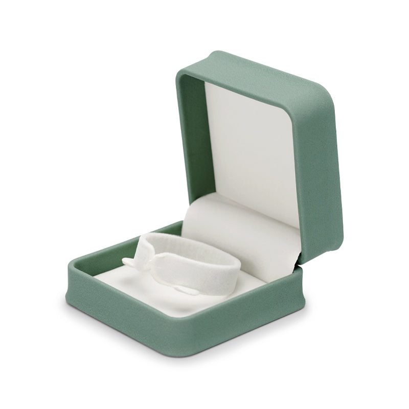 Green PU Leather Jewelry Gift Packaging Box H145