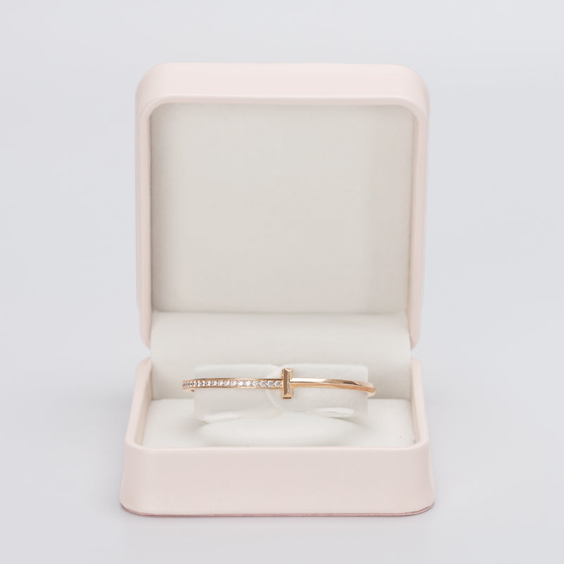 Pink PU Leather Jewelry Gift Packaging Box H146