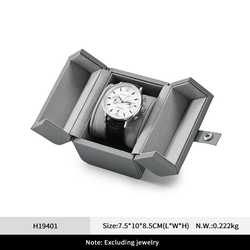 PU Leather Watch Storage Box Travel Single Watch Case Watch Box H194(副本)