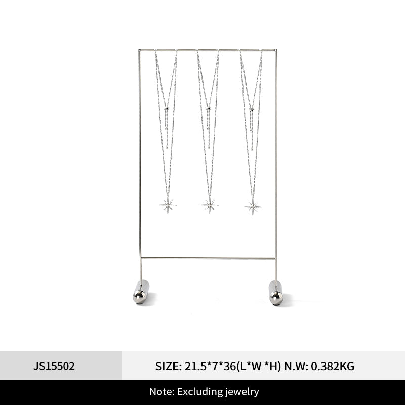 Gold Metal Jewelry Earring Pendant Display Stand JS155 JS156