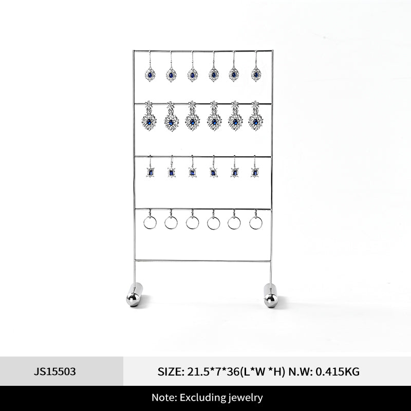 Gold Metal Jewelry Earring Pendant Display Stand JS155 JS156