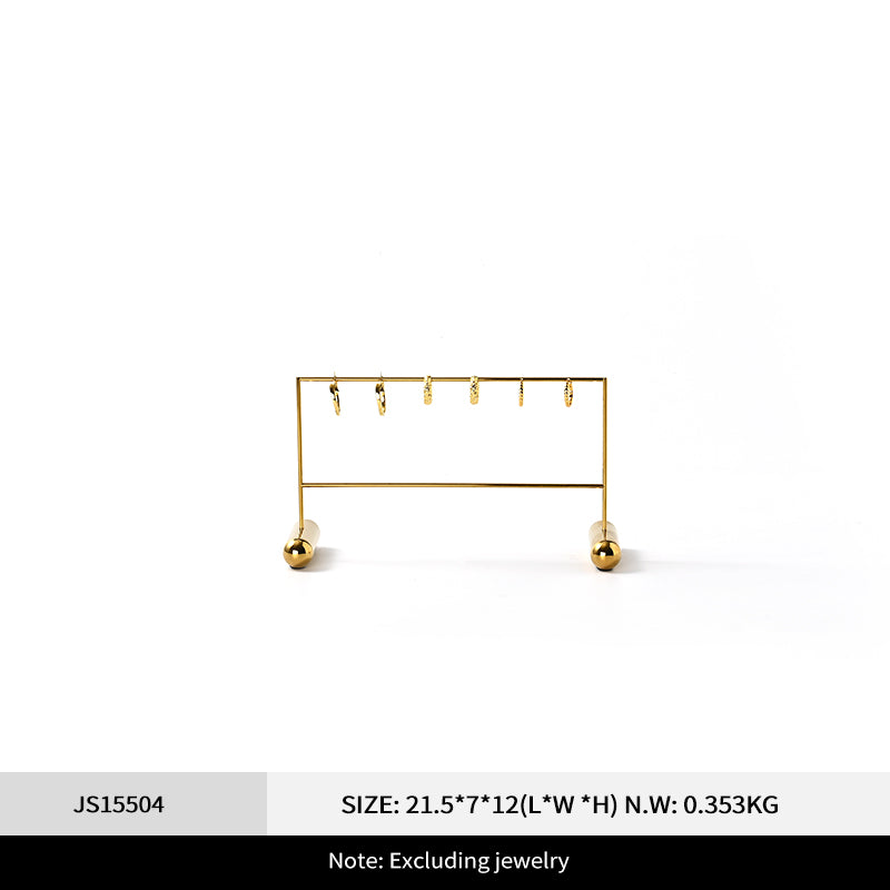 Gold Metal Jewelry Earring Pendant Display Stand JS155 JS156