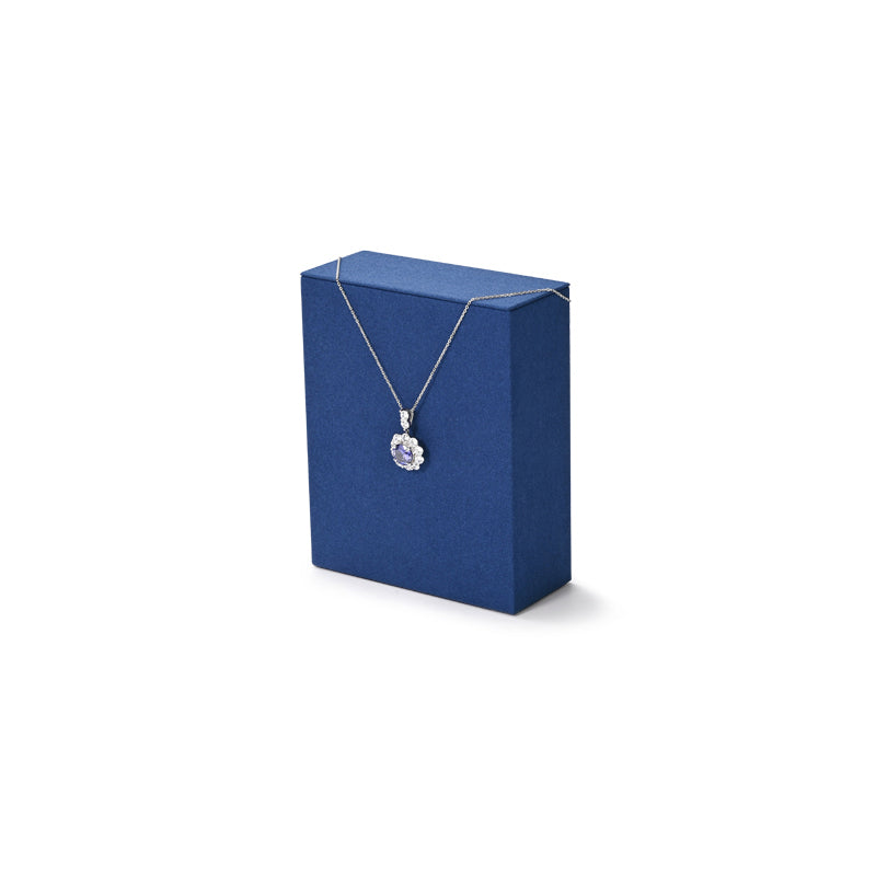 FANXI Blue Ring Pendant Earrings Jewelry Display Set TT333