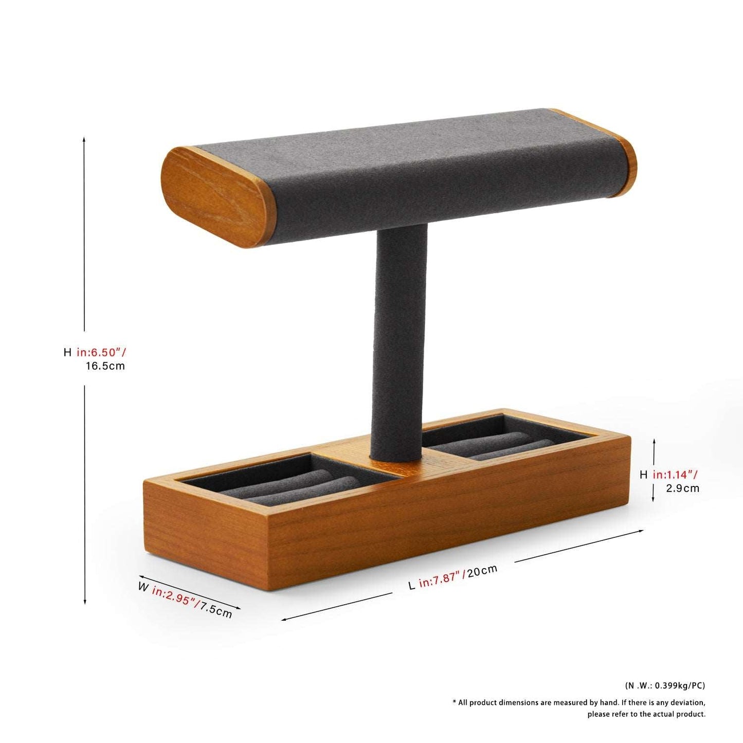 Ash Ring Watch Solid Wood Stand SM192