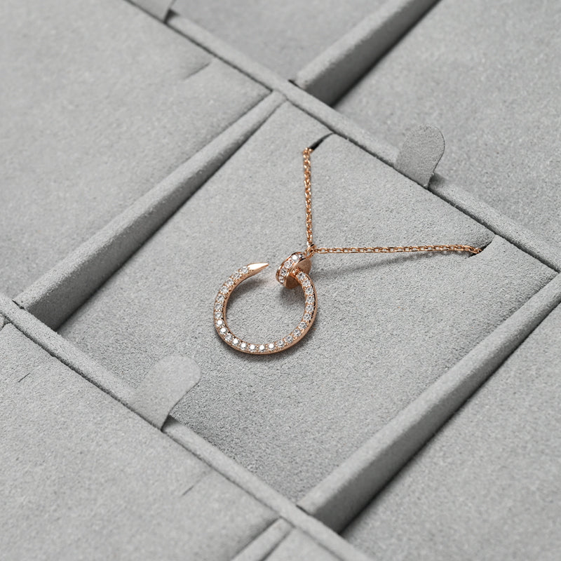 FANXI Luxury Microfiber Gray Ring Necklace Pendant Earring Display Tray P135