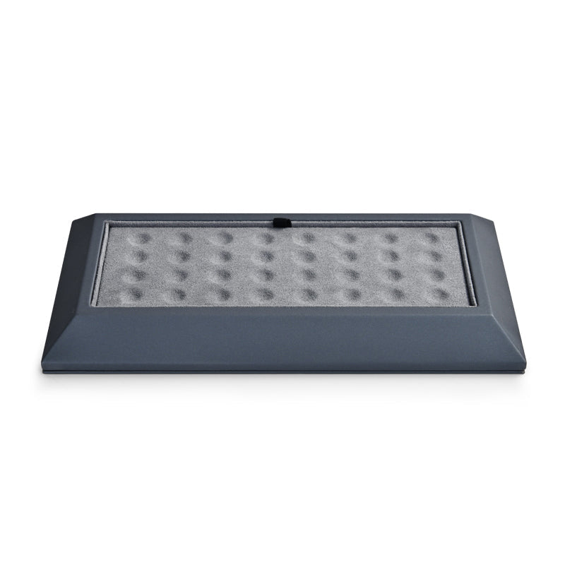 Dark Gray Premium Leather Beads and Gems Organizer Tray P11402