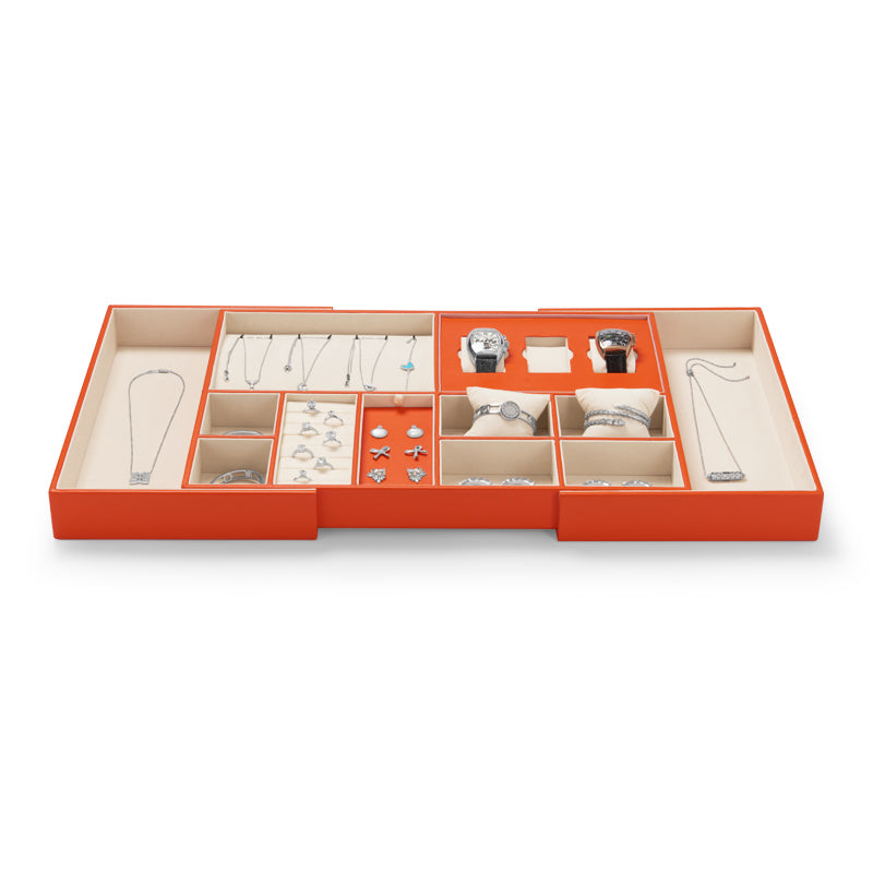 Orange Retractable Jewelry Storage Tray P12601