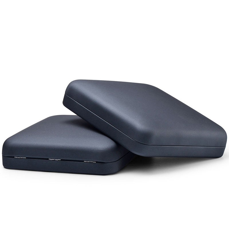 Dark Blue PU Leather Jewelry Storage Box H079