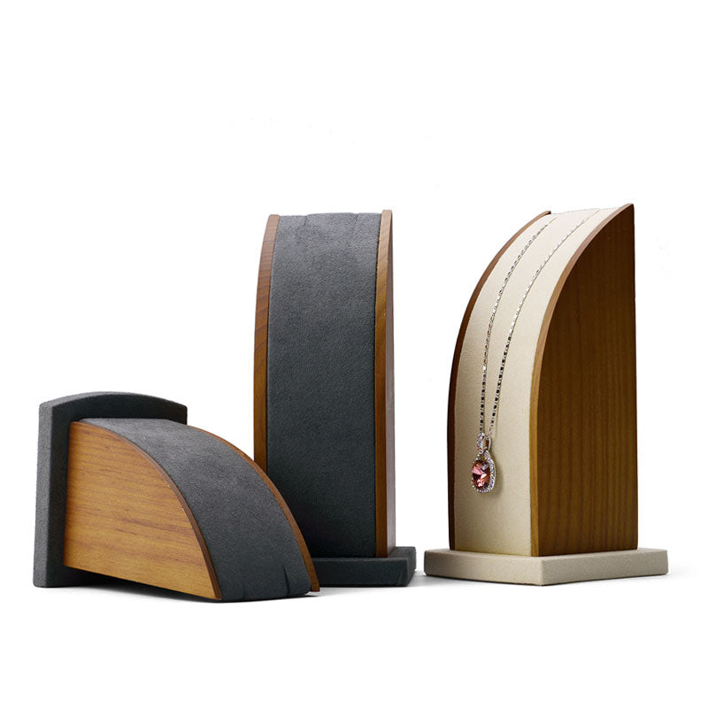 Wood Necklace Display Stand Set SM035