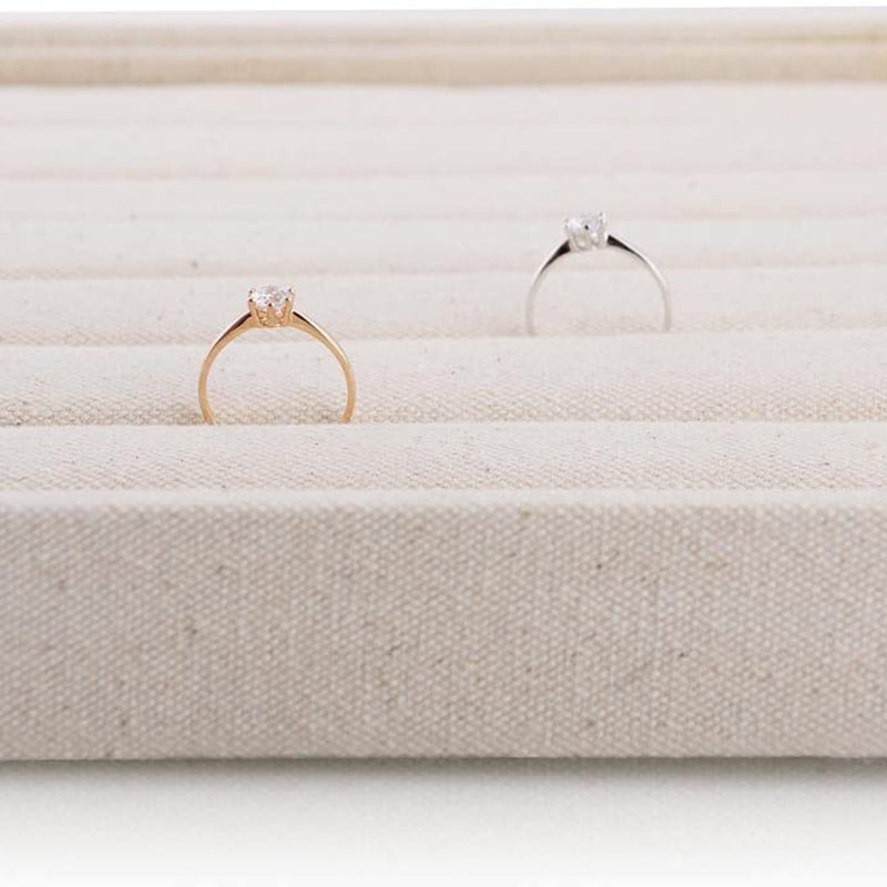 Linen Stackable Ring Insert Tray 7 Slots P00204