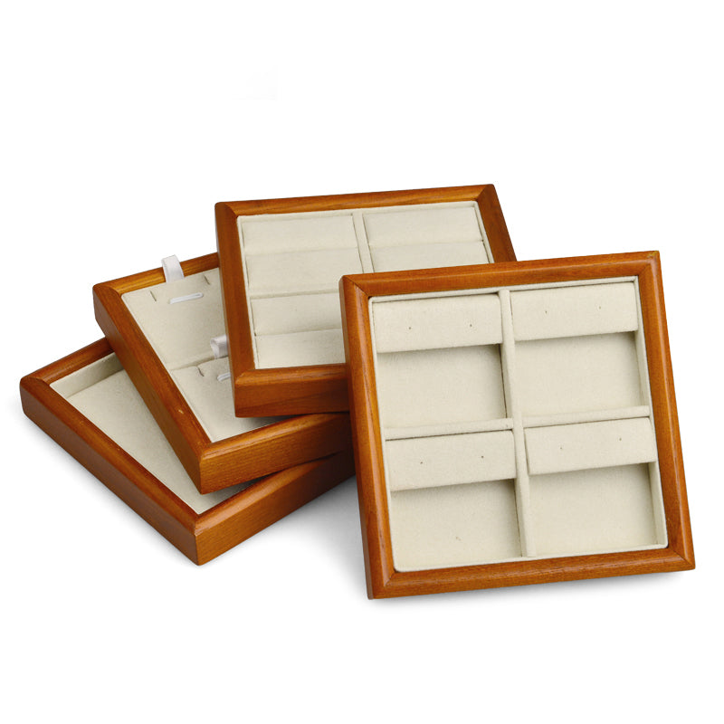 Square Wood Jewelry Storage Display Tray P068