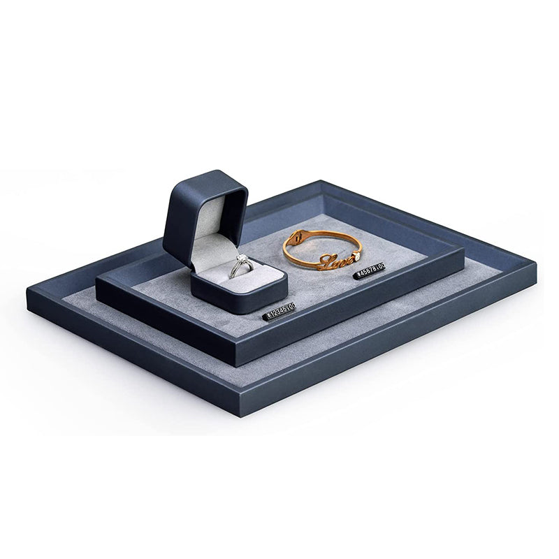 Medium Premium Leather Flat Jewelry Tray P08002