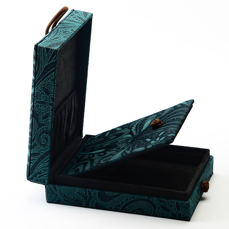 Silk Embroidered Jewelry Gift Box H034