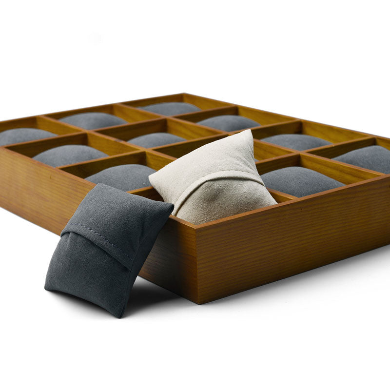 Wood 12 Slots Watch Display Tray P030