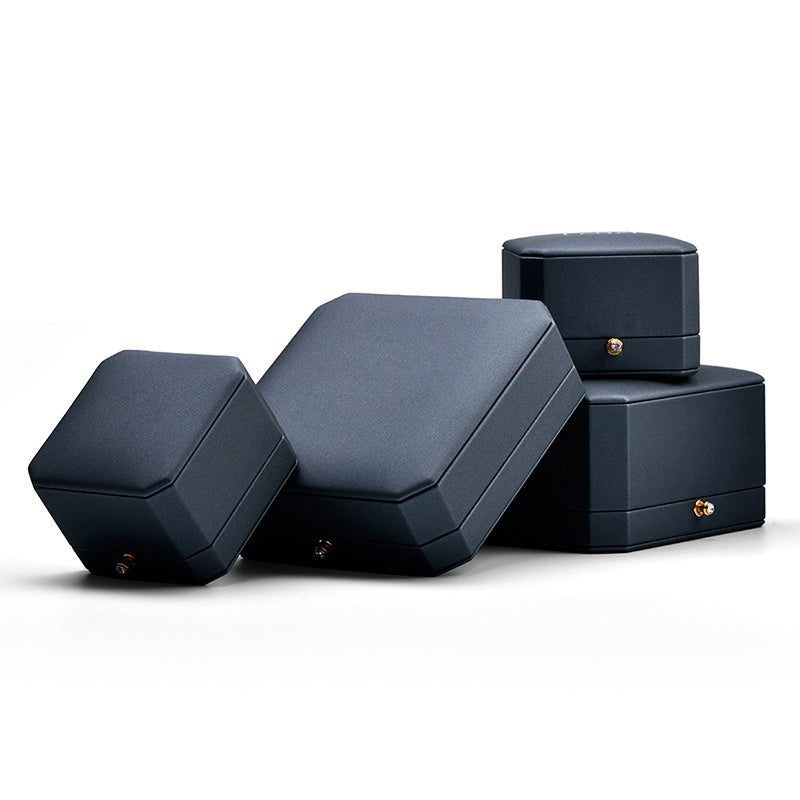 Octagonal PU Leather Jewelry Gift Box H076