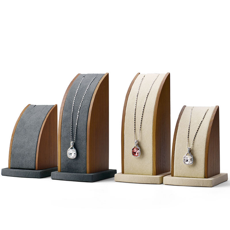 Wood Necklace Display Stand Set SM035