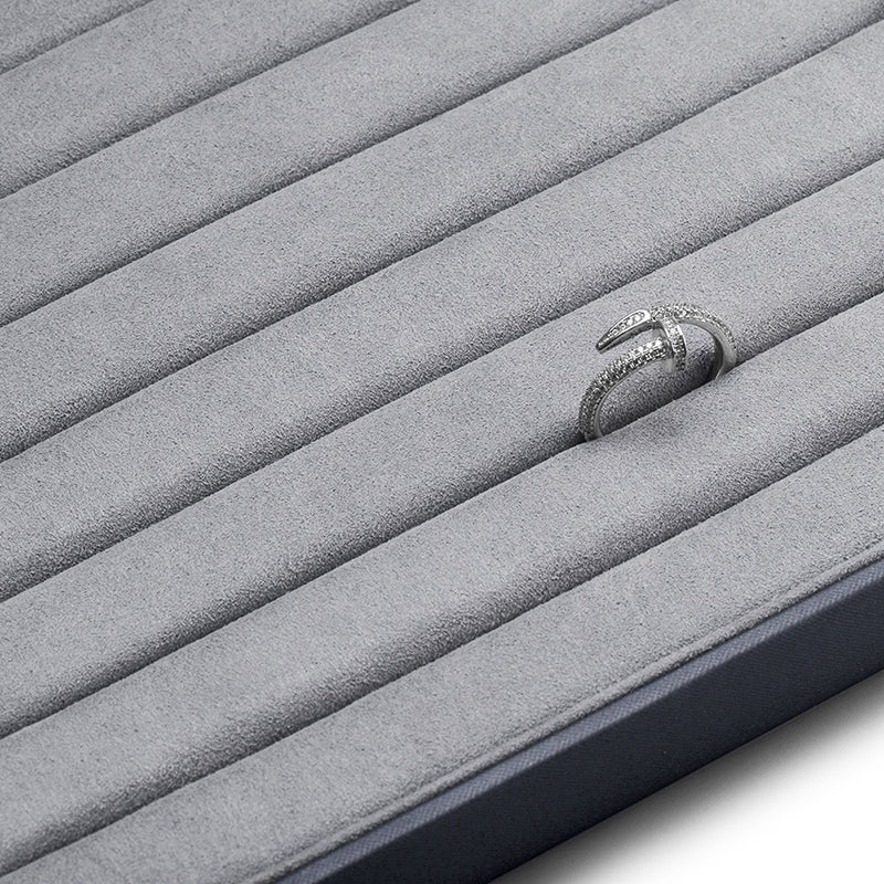 Dark Blue PU Leather Jewelry Storage Box H079