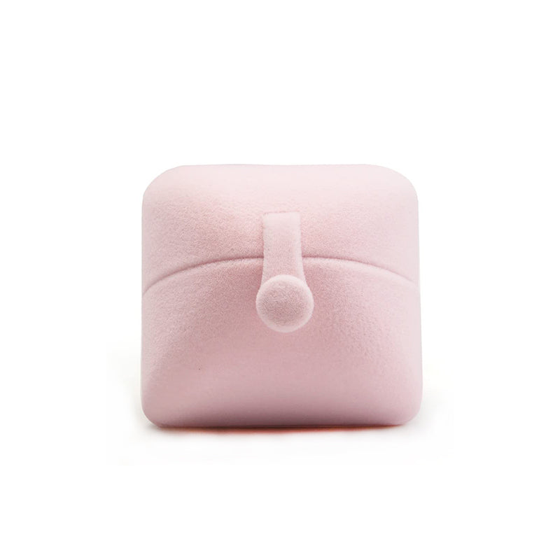 Pink Velvet Ring Gift Ring Box H05201