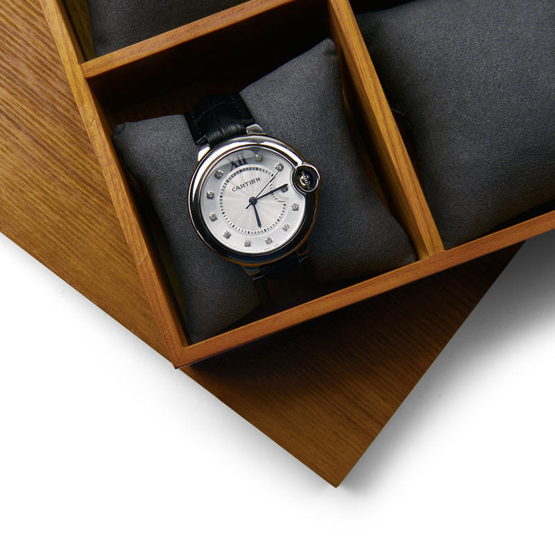 Wood 12 Slots Watch Display Tray P030