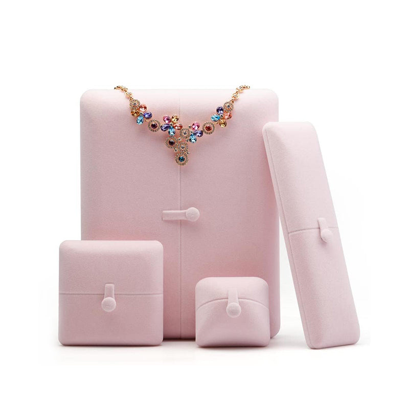 Pink Velvet Ring Gift Ring Box H05201