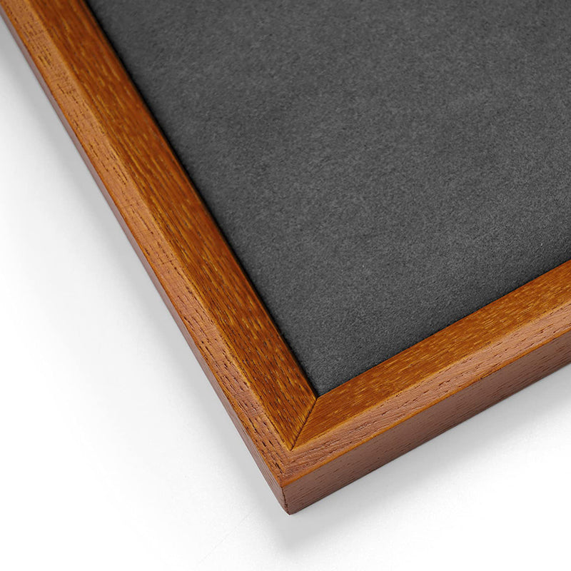 Dark Gray Wood Small Flat Jewelry Tray SM11502