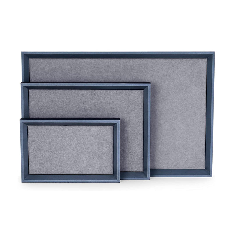 Medium Premium Leather Flat Jewelry Tray P08002