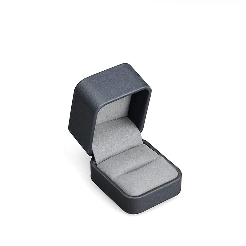 Dark Blue PU Leather Ring Box H08901