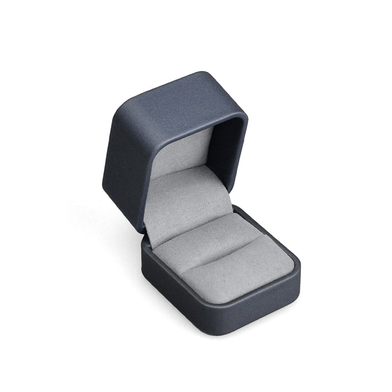 Dark Blue PU Leather Earring Gift Box H089