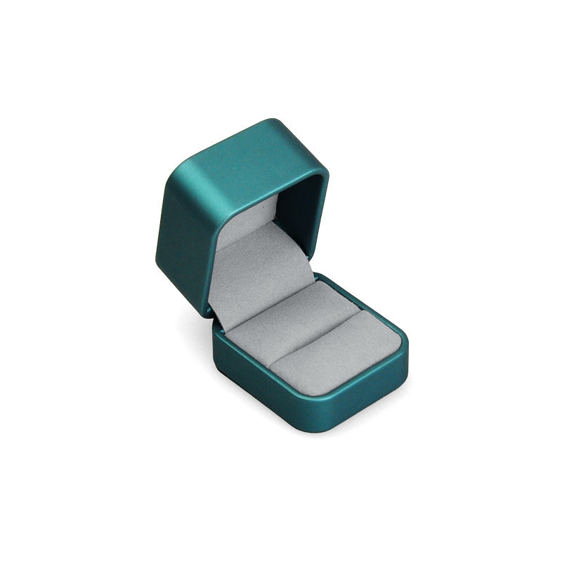 Luxury Round Corner PU Leather Necklace Pendant Box H090