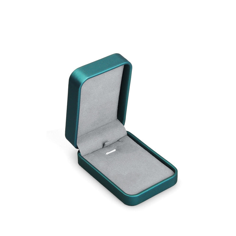 Luxury Round Corner PU Leather Necklace Pendant Box H090