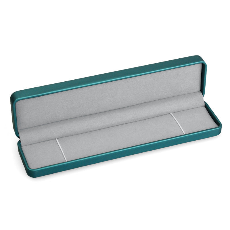 Luxury Round Corner PU Leather Necklace Pendant Box H090