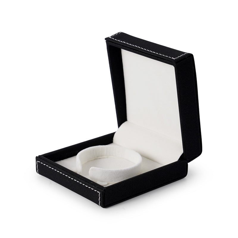 Black PU Leather Bracelet Chain Box H119
