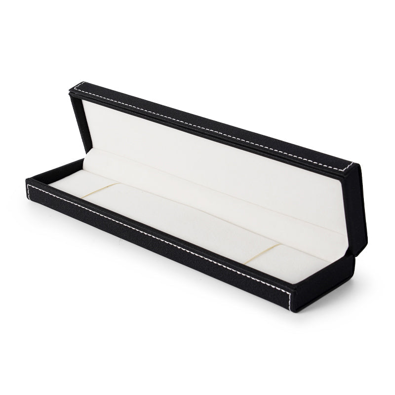 Black PU Leather Jewelry Set Box H119