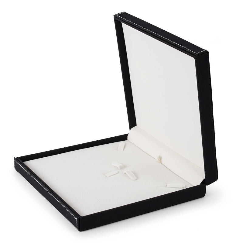 Black PU Leather Jewelry Set Box H119