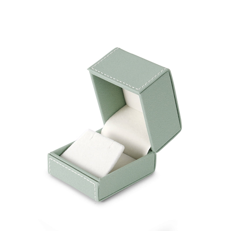 Light Green PU Leather Gift Jewelry Box H120