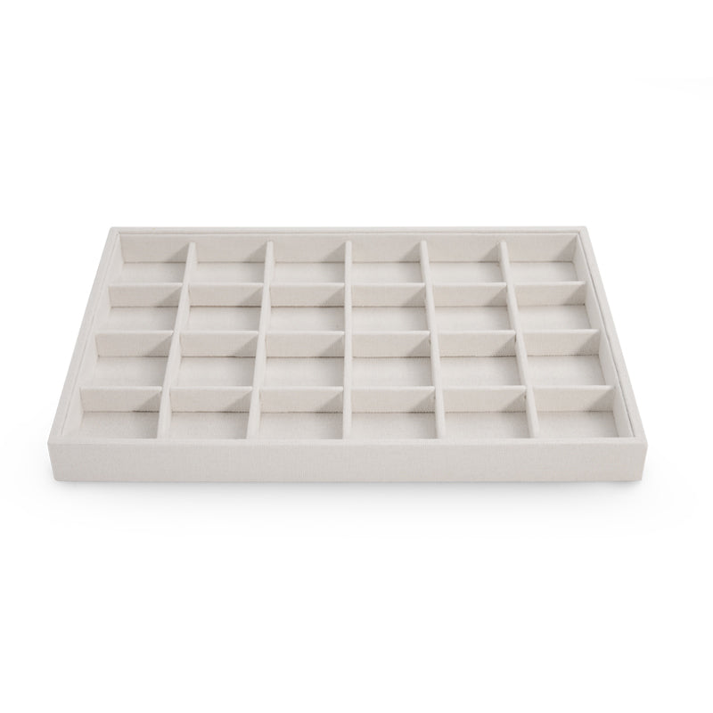 Linen Pendant Necklace Jewelry Multiple Display Tray P015