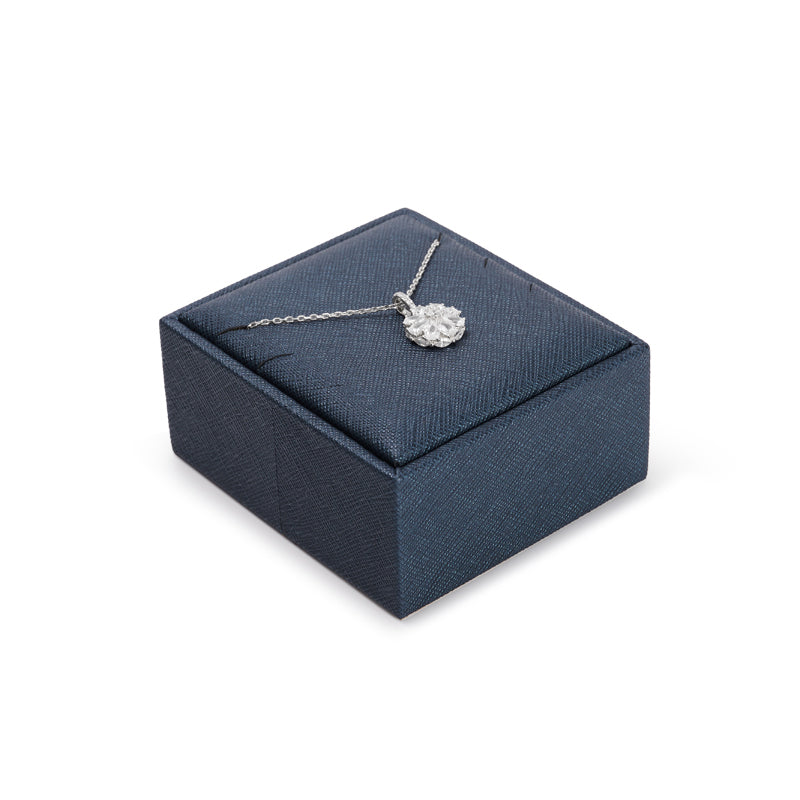 Blue Watch Ring PU Leather Jewelry Set P132