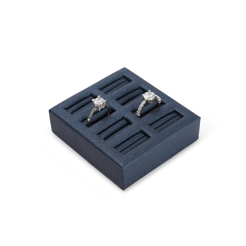 Blue Watch Ring PU Leather Jewelry Set P132