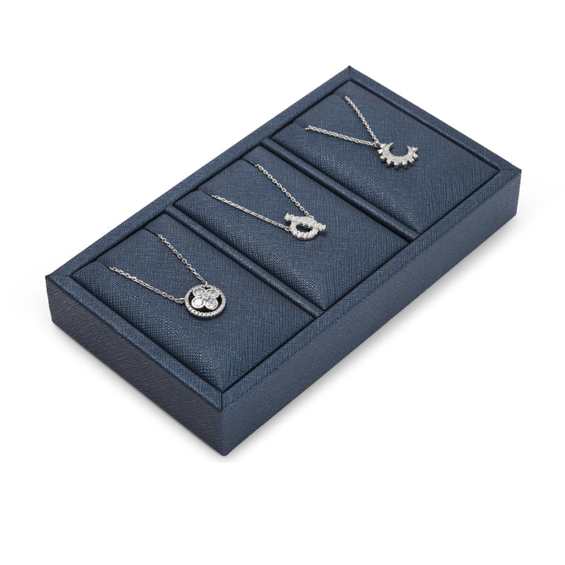 Blue Watch Ring PU Leather Jewelry Set P132