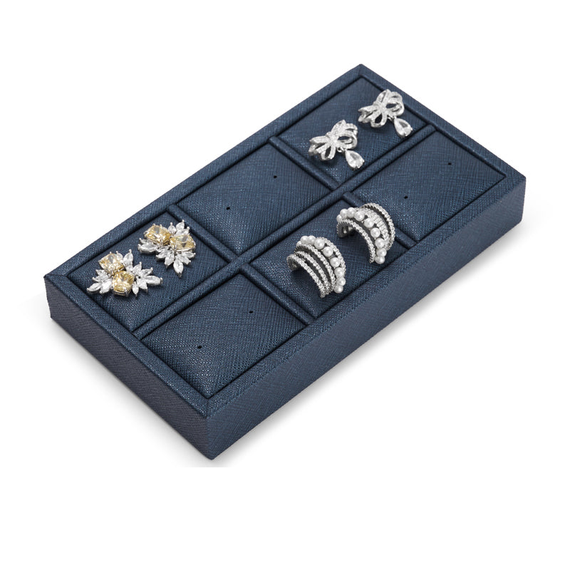 Blue Watch Ring PU Leather Jewelry Set P132