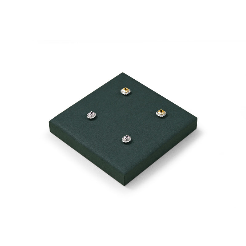 Blue Microfiber Ring Necklace Pendant Earring Display Tray P136