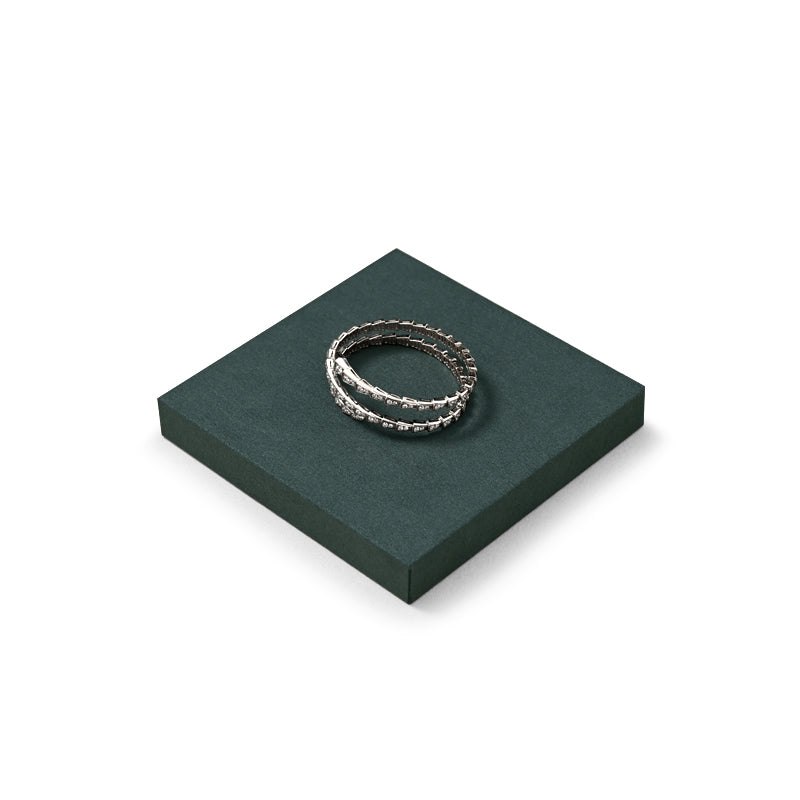 Blue Microfiber Ring Necklace Pendant Earring Display Tray P136