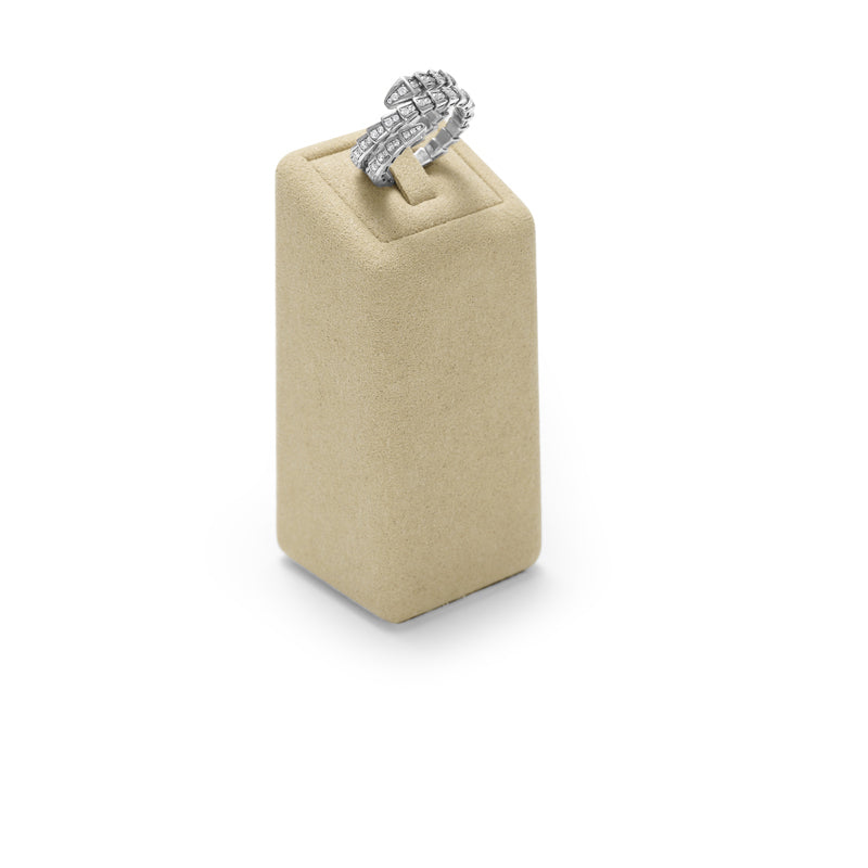 Beige Microfiber Jewelry Set TT112