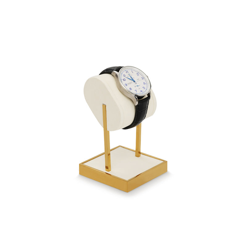 Beige Microfiber Watch Stand Display Set TT201