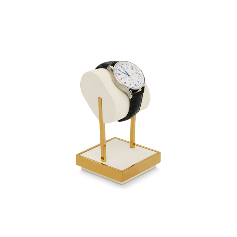 Beige Microfiber Watch Stand Display Set TT201