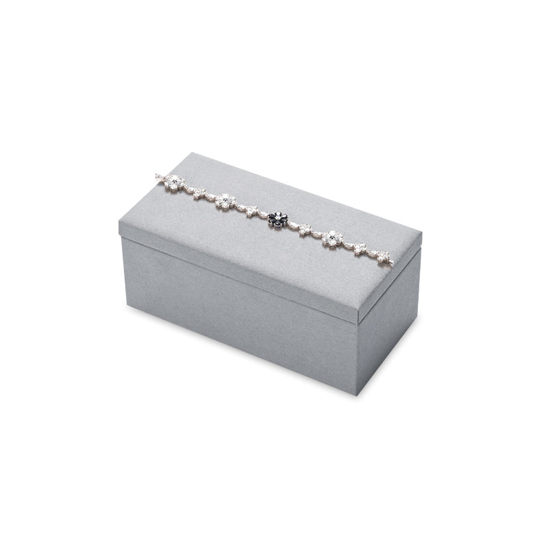 Gray Rings Necklace Earrings Jewelry Display Set TT233