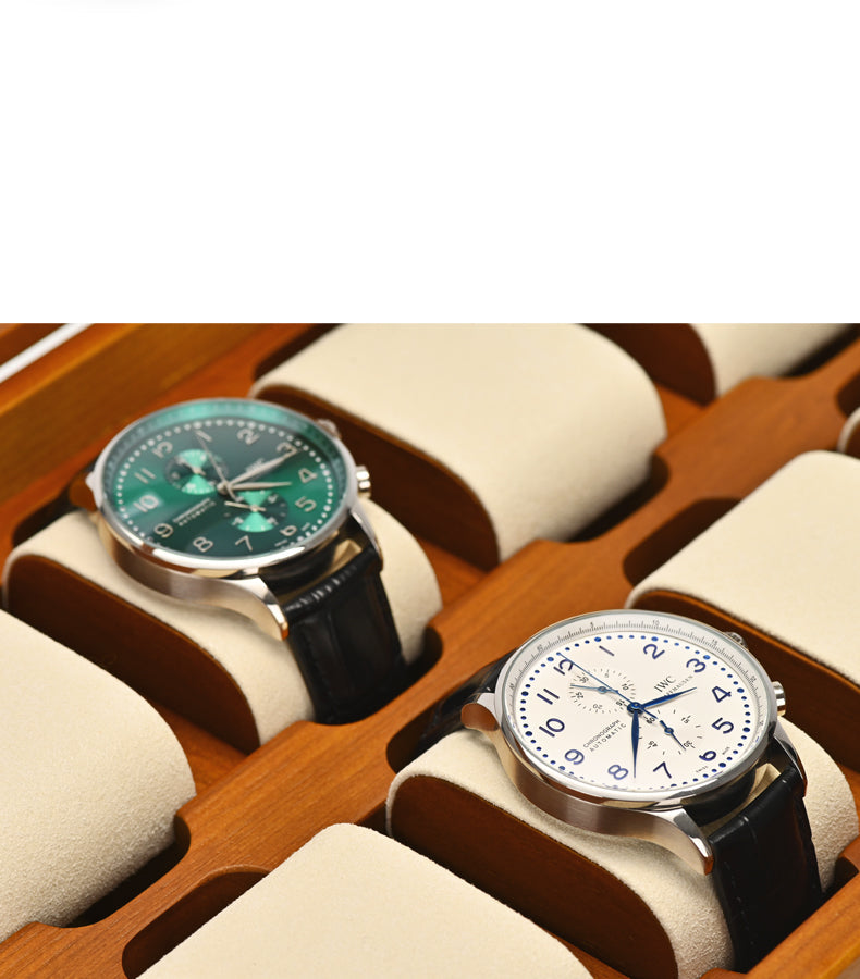 FANXI Jewelry Wood 10-Watches Personal Colletion Storage Box X048