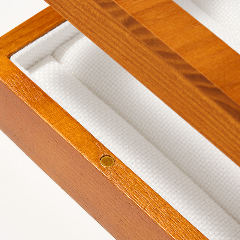 FANXI Solid Wood Jewelry Box — Ring & Earring Organizer H213